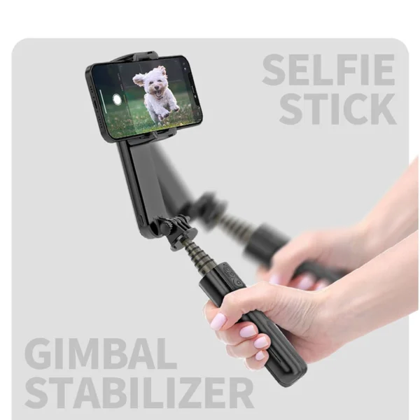 Handheld Selfie Stick Gimbal Stabilizer Holder Adjustable Fill Light Selfie Stand Bluetooth Mobile Phone For IPhone Samsung - Image 5